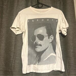 Freddie Mercury Queen Graphic Vintage Rock T-Shirt